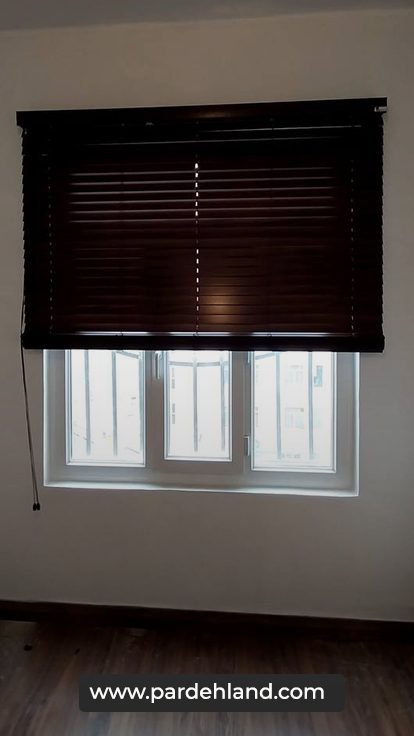  پرده کرکره ای چوب