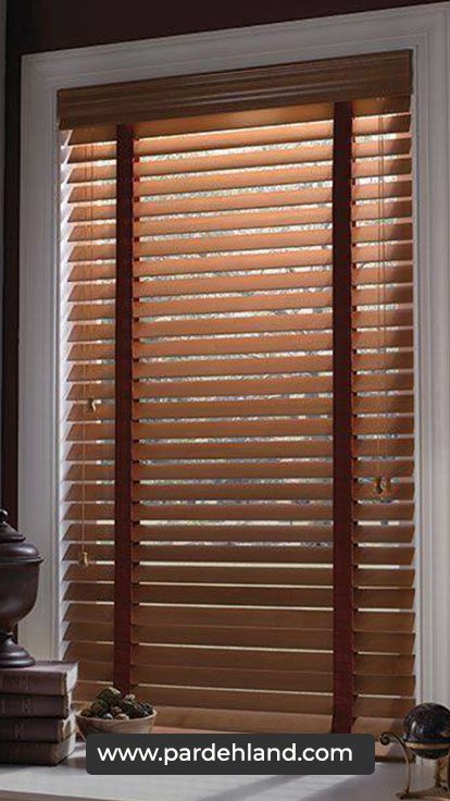 پرده کرکره اداری چوبی