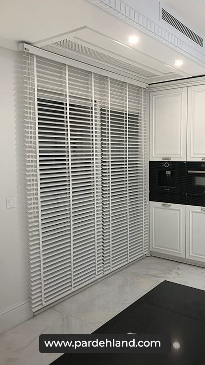  پرده کرکره ای چوبی اداری