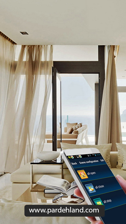 مدل پرده برقی