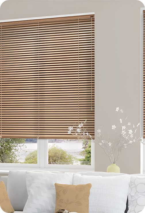 پرده کرکره چوبی